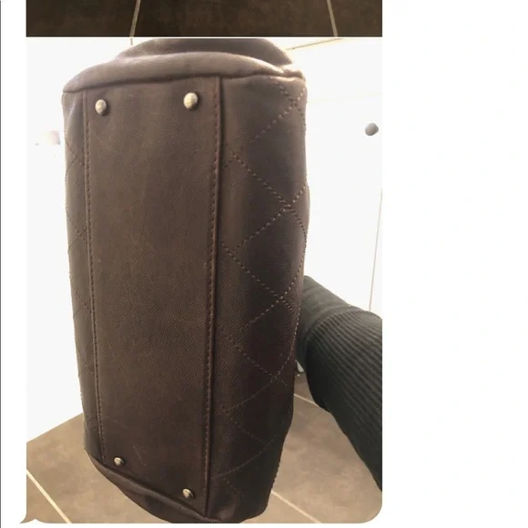 CHANEL Brown Satchel Bag - Picture 5 of 10